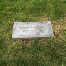 Lionel Hampton gravesite at Woodlawn cemetery